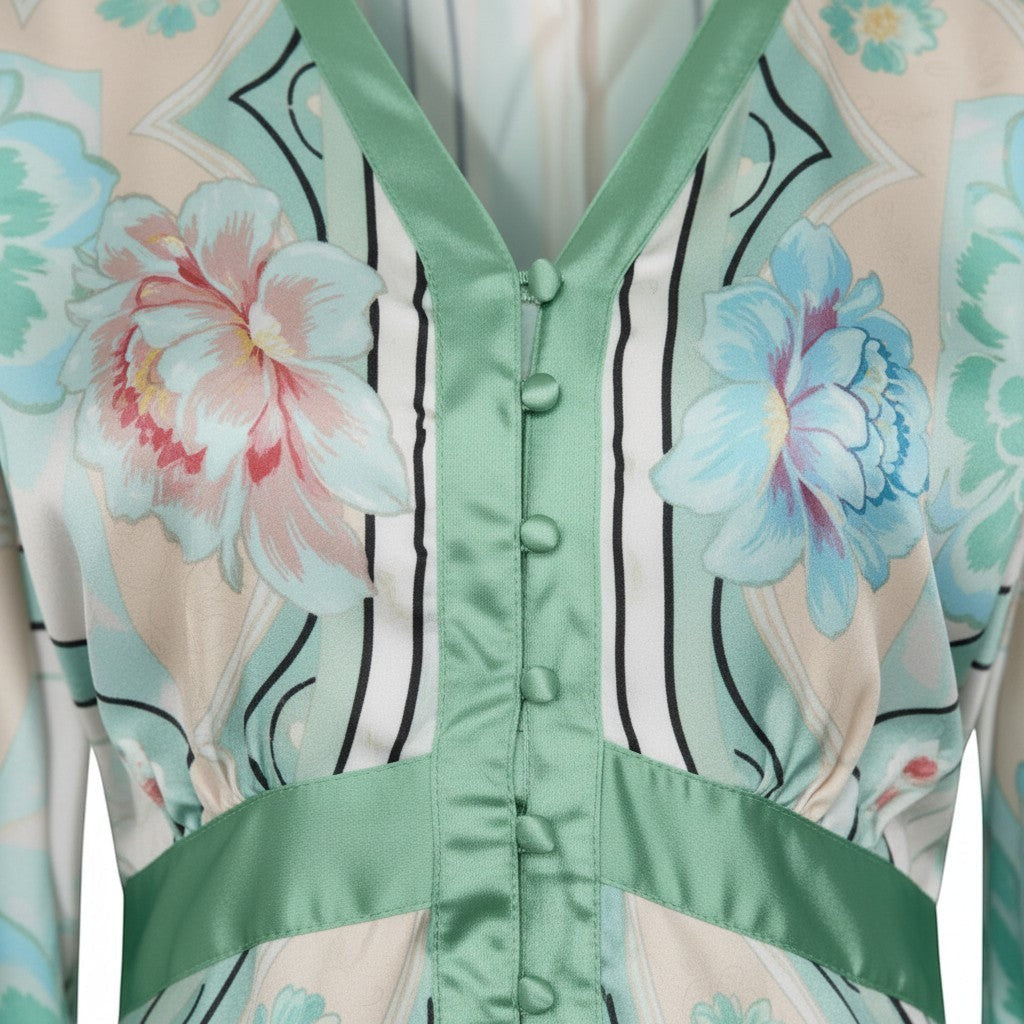 Alice Collins - Jane Dress - Seashore - Wildvine Clothing, Spalding, Lincolnshire