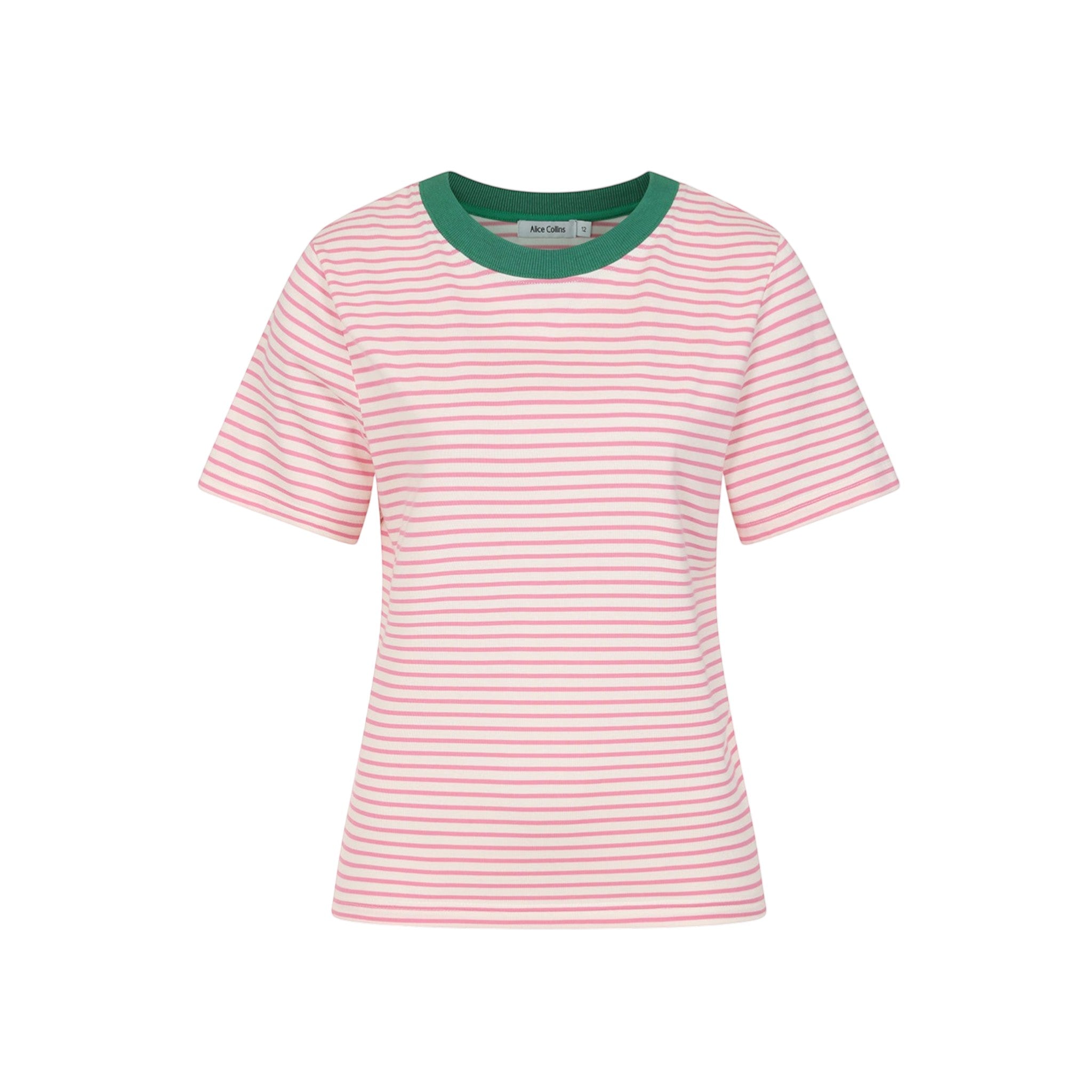 Alice Collins - Miley T-Shirt - Green Pepper/Candyfloss - Wildvine Clothing, Spalding, Lincolnshire