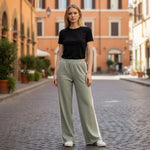 Alice Collins - Olivia Trousers - Sea Foam/Wild Oat - Wildvine Clothing, Spalding, Lincolnshire