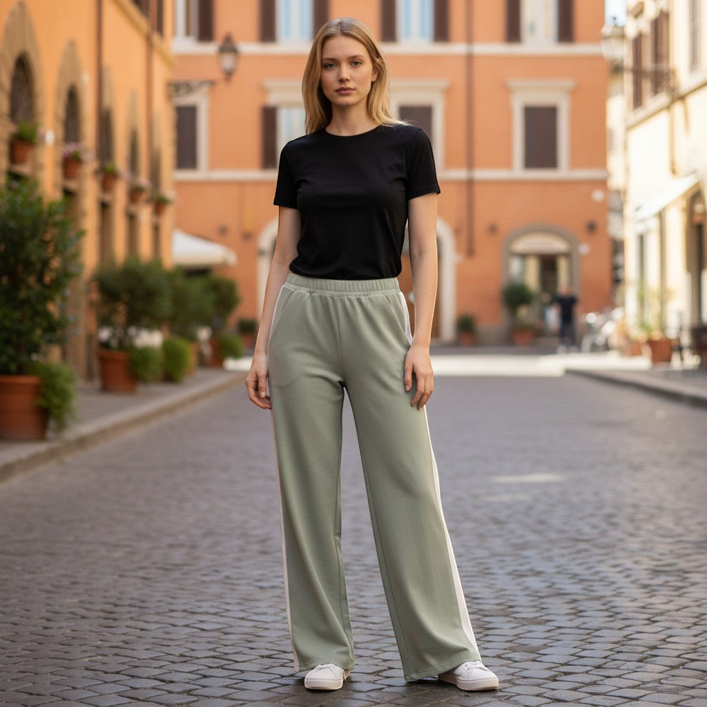 Alice Collins - Olivia Trousers - Sea Foam/Wild Oat - Wildvine Clothing, Spalding, Lincolnshire