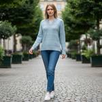 Alice Collins - Ladies Marieke Pullover - Powder Blue - Wildvine Clothing, Spalding, Lincolnshire