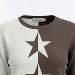 Alice Collins - Madison Pullover - Chocolate Chip/Winter White - 037A029 - Wildvine Clothing, Spalding, Lincolnshire