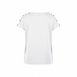 Alice Collins - Button Shoulder Top - White - Wildvine Clothing, Spalding, Lincolnshire