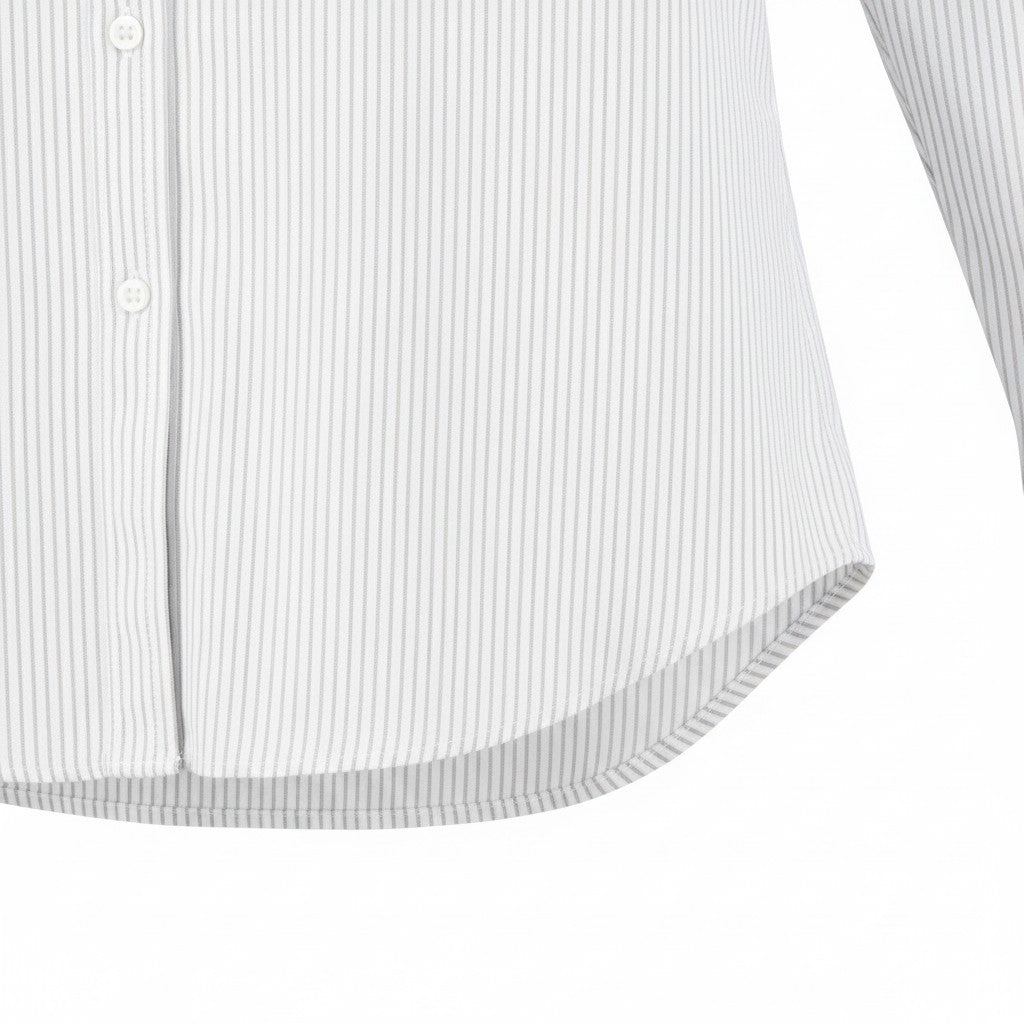 Fynch-Hatton - Ladies Blouse - CL Oxford Stripe - Aloy Grey - Wildvine Clothing, Spalding, Lincolnshire