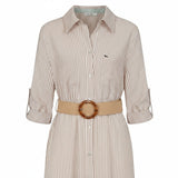 Alice Collins - Amara Dress - Pebble/Wild Oat - Wildvine Clothing, Spalding, Lincolnshire