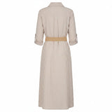 Alice Collins - Amara Dress - Pebble/Wild Oat - Wildvine Clothing, Spalding, Lincolnshire