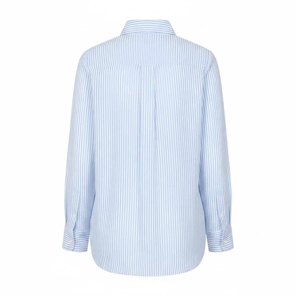 Alice Collins - Amara Shirt - Sky/White - Wildvine Clothing, Spalding, Lincolnshire