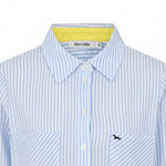 Alice Collins - Amara Shirt - Sky/White - Wildvine Clothing, Spalding, Lincolnshire