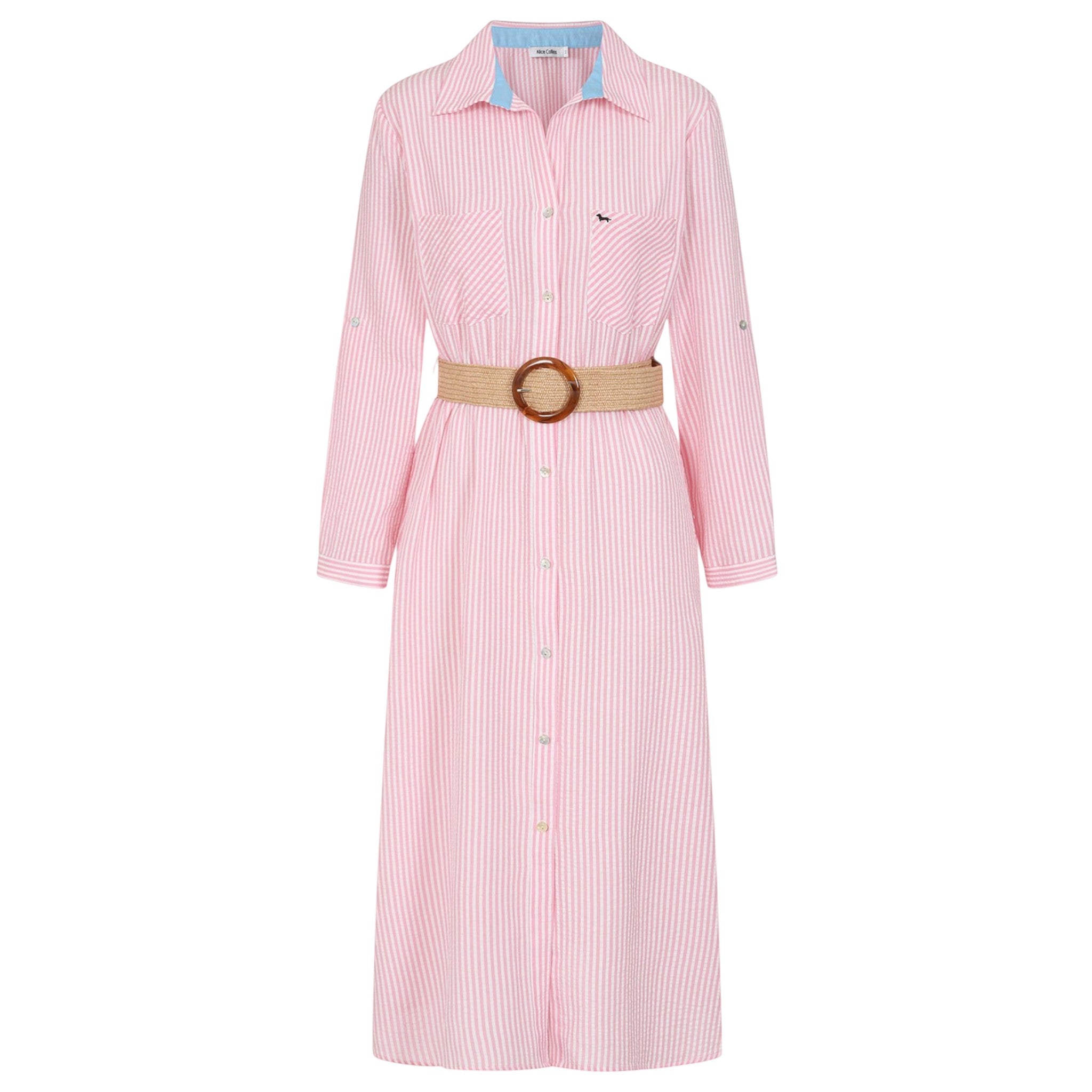 Alice Collins - Amara Dress - Candyfloss/Wild Oat - Wildvine Clothing, Spalding, Lincolnshire