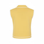 Alice Collins - Amelia Waistcoat - Butter/White - Wildvine Clothing, Spalding, Lincolnshire