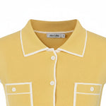 Alice Collins - Amelia Waistcoat - Butter/White - Wildvine Clothing, Spalding, Lincolnshire