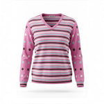 Alice Collins - Anna Pullover - Raspberry Sorbet/Chocolate Chip - 037A087 - Wildvine Clothing, Spalding, Lincolnshire