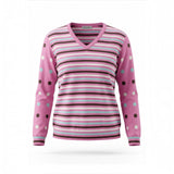 Alice Collins - Anna Pullover - Raspberry Sorbet/Chocolate Chip - 037A087 - Wildvine Clothing, Spalding, Lincolnshire