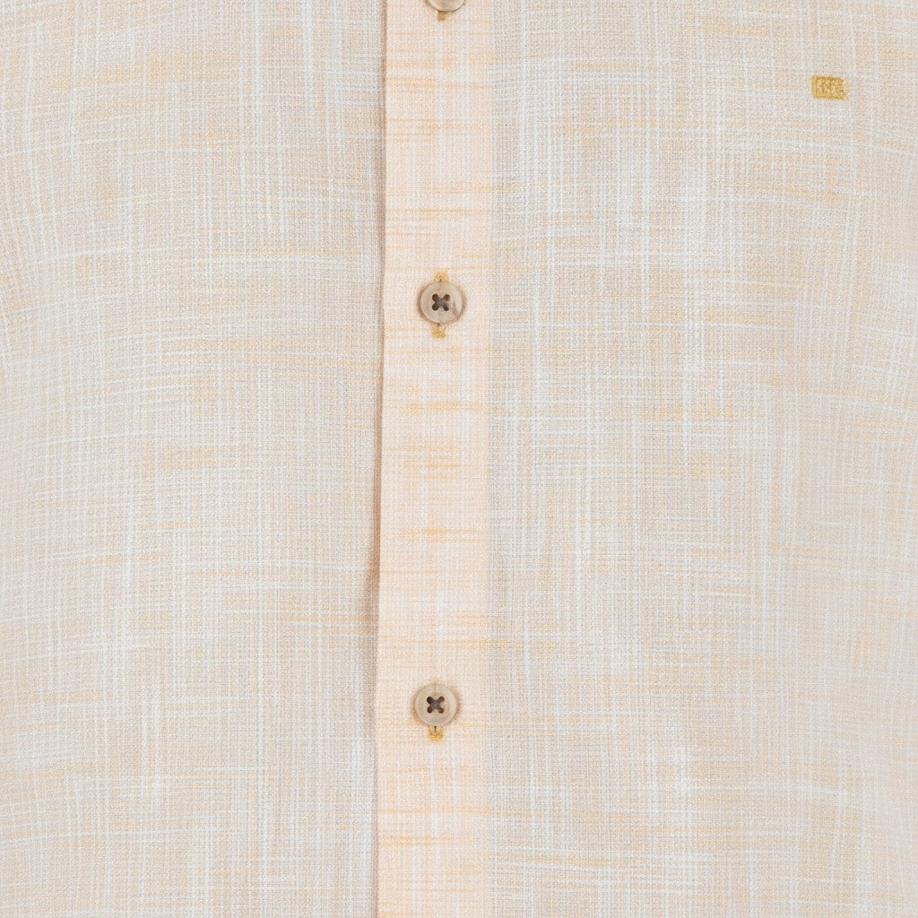DG's Drifter Mens - Regular Short Sleeve Casual Shirt - Apricot / Yellow - 14501SS - 52 - Wildvine Clothing, Spalding, Lincolnshire