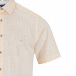 DG's Drifter Mens - Regular Short Sleeve Casual Shirt - Apricot / Yellow - 14501SS - 52 - Wildvine Clothing, Spalding, Lincolnshire