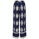 Alice Collins - Athena Trousers - Rich Navy/White - Wildvine Clothing, Spalding, Lincolnshire