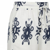 Alice Collins - Athena Trousers - White/Rich Navy - Wildvine Clothing, Spalding, Lincolnshire