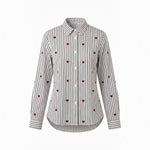 Alice Collins - Avril Shirt - Rich Navy - 037A260 - Wildvine Clothing, Spalding, Lincolnshire