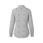 Alice Collins - Avril Shirt - Rich Navy - 037A260 - Wildvine Clothing, Spalding, Lincolnshire