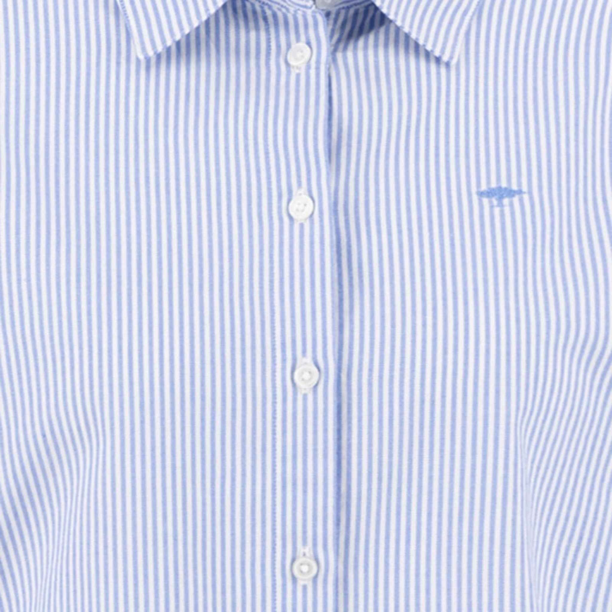 Fynch-Hatton - Ladies Blouse - CL Oxford Stripe - Azur Blue 642 - Wildvine Clothing, Spalding, Lincolnshire