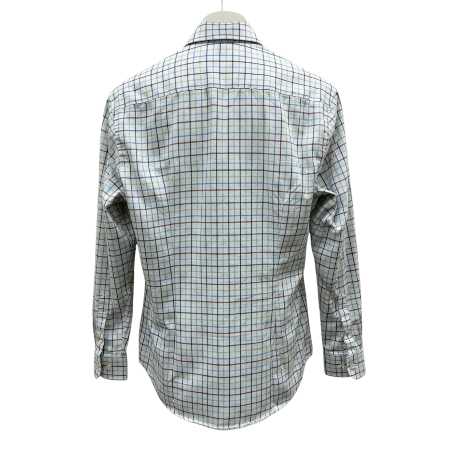 Gurteen - Mens - Shirt - Cumbria - Modern Fit / LS - Azure Check 56002 633 - Wildvine Clothing, Spalding, Lincolnshire