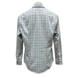 Gurteen - Mens - Shirt - Cumbria - Modern Fit / LS - Azure Check 56002 633 - Wildvine Clothing, Spalding, Lincolnshire