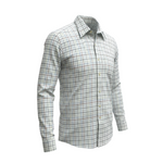 Gurteen - Mens - Shirt - Cumbria - Modern Fit / LS - Azure Check 56002 633 - Wildvine Clothing, Spalding, Lincolnshire