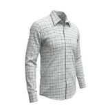 Gurteen - Mens - Shirt - Cumbria - Modern Fit / LS - Azure Check 56002 633 - Wildvine Clothing, Spalding, Lincolnshire