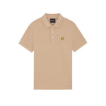 Lyle & Scott - Mens Popcorn Jacquard Polo Shirt - Barley - SP2400V Y121 - Wildvine Clothing, Spalding, Lincolnshire