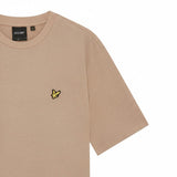 Lyle & Scott - Mens Popcorn Jacquard T-Shirt - Barley - TS2406V Y121 - Wildvine Clothing, Spalding, Lincolnshire