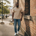 Lyle & Scott - Mens Popcorn Jacquard Polo Shirt - Barley - SP2400V Y121 - Wildvine Clothing, Spalding, Lincolnshire