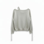 Wild Flower - Ladies - Bow Embroidered Jumper - Beige - Wildvine Clothing, Spalding, Lincolnshire