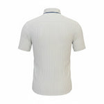 Gurteen - Mens - Seville - Modern Fit / Short Sleeved - Beige Stripe 504 - Wildvine Clothing, Spalding, Lincolnshire