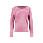 Fynch-Hatton - Ladies Jersey - Long Sleeve Stripe - Berry Rose 492 - Wildvine Clothing, Spalding, Lincolnshire