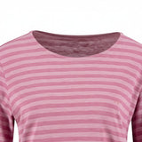 Fynch-Hatton - Ladies Jersey - Long Sleeve Stripe - Berry Rose 492 - Wildvine Clothing, Spalding, Lincolnshire