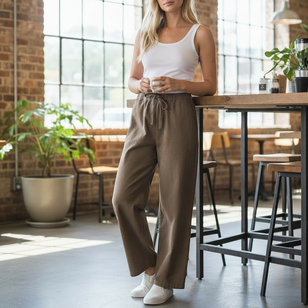 Alice Collins - Ladies Layla Trousers - Bison - Wildvine Clothing, Spalding, Lincolnshire