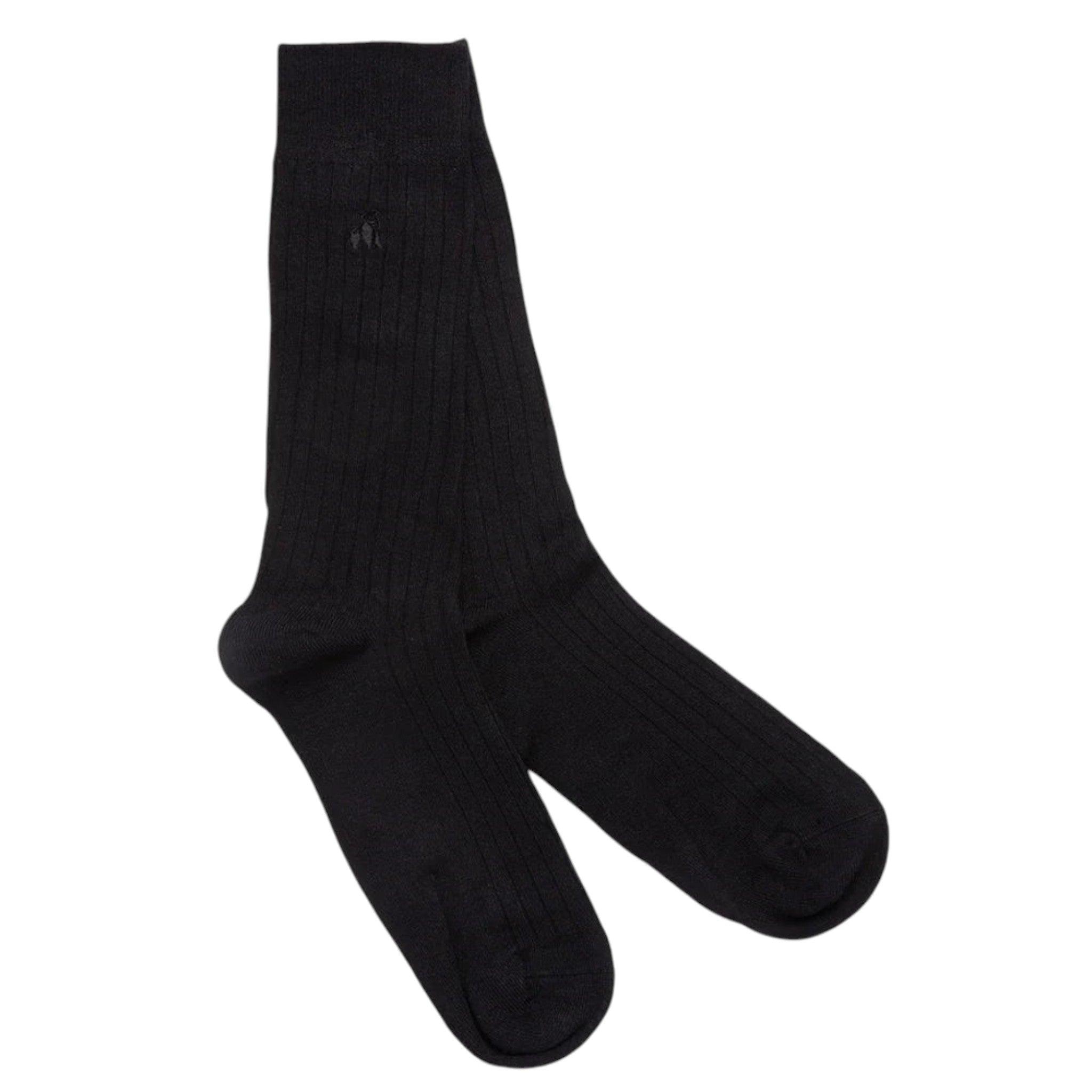 Swole Panda - Mens Bamboo Socks - Jet Black XL ( UK12-15) - Wildvine Clothing, Spalding, Lincolnshire