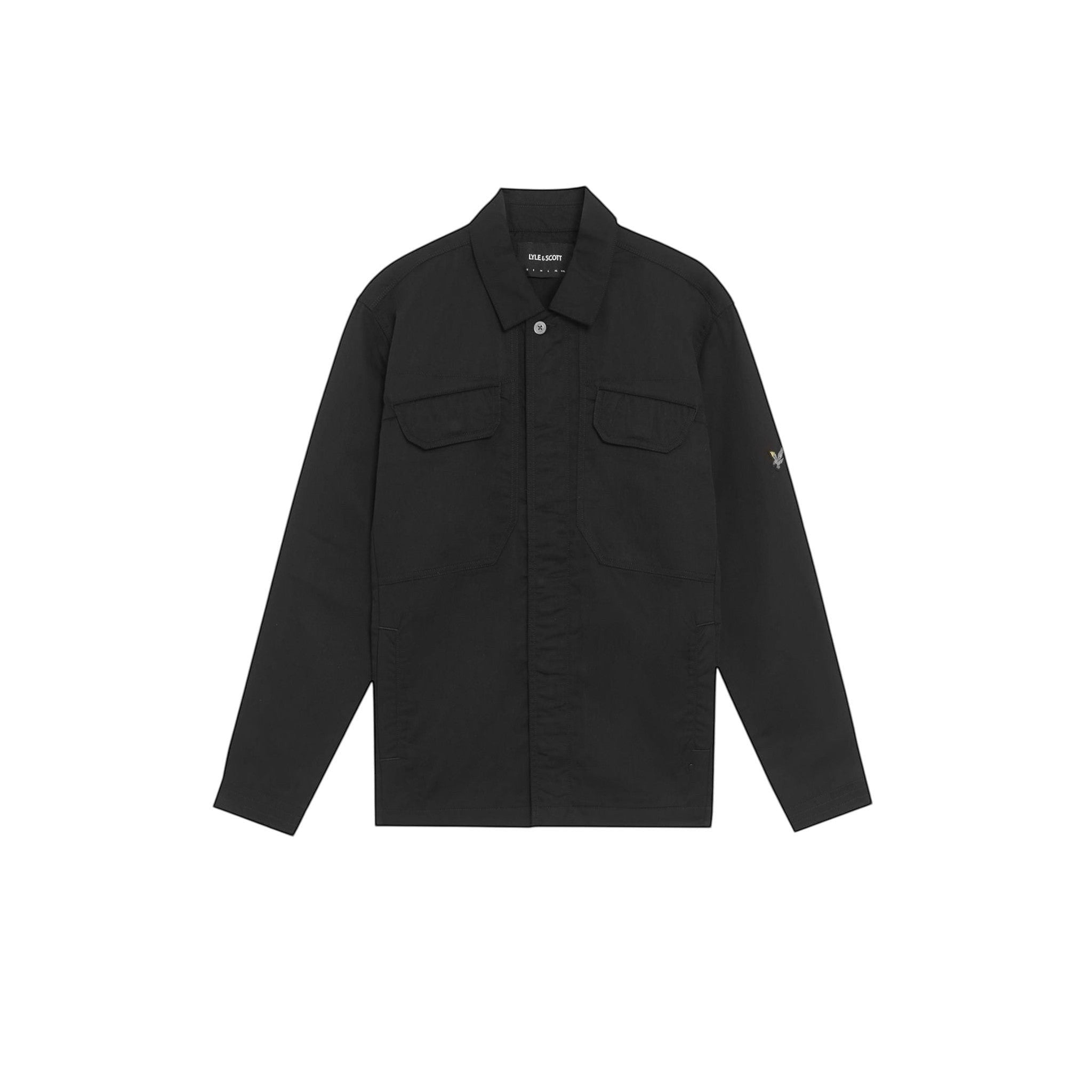 Lyle & Scott - Mens Multi Pocket Overshirt - Jet Black Z865 - Wildvine Clothing, Spalding, Lincolnshire