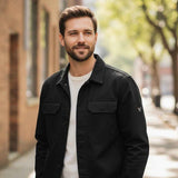 Lyle & Scott - Mens Multi Pocket Overshirt - Jet Black Z865 - Wildvine Clothing, Spalding, Lincolnshire