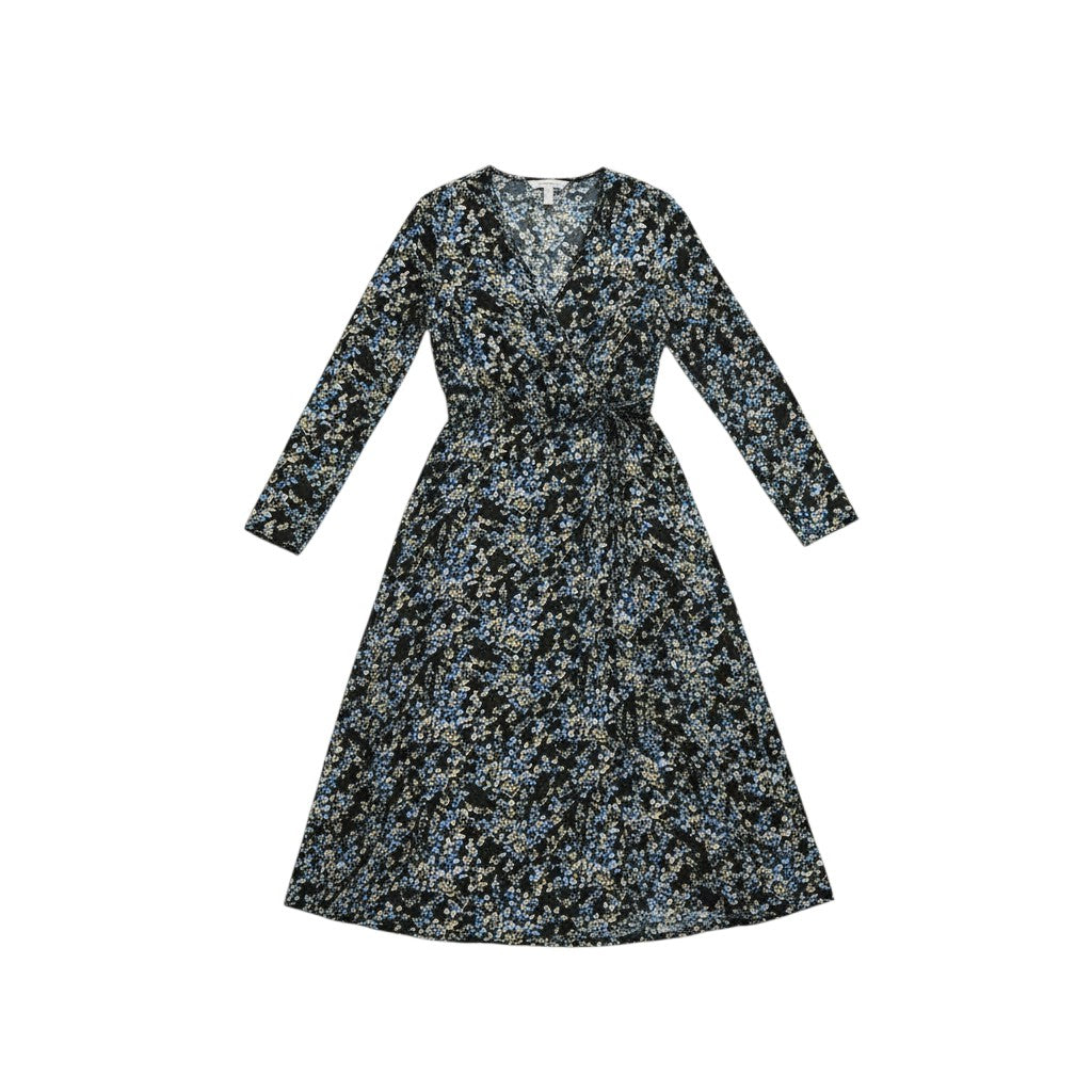 Misumi - Ladies -V Neck Wrap - Long Sleeve - Midi Dress