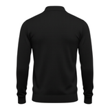 Gabicci Vintage - Mens Bond Argyle Knit Polo - Black - V57GM02 - Wildvine Clothing, Spalding, Lincolnshire