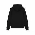 WILDVINE Clothing Co. black superfine knitted zip-through hoodie viewed from the back