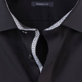 OLYMP - Mens Shirt - Luxor Modern Fit 26 - Black - Wildvine Clothing, Spalding, Lincolnshire