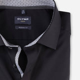 OLYMP - Mens Shirt - Luxor Modern Fit 26 - Black - Wildvine Clothing, Spalding, Lincolnshire