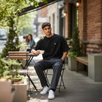 Lyle & Scott - Mens Ultra Soft Oversized T-Shirt - Jet Black Z865 - Wildvine Clothing, Spalding, Lincolnshire