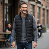 Lyle & Scott - Mens Tartan Lined Gilet - Jet Black - Jk2562V Z865 - Wildvine Clothing, Spalding, Lincolnshire