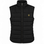 Lyle & Scott - Mens Tartan Lined Gilet - Jet Black - Jk2562V Z865 - Wildvine Clothing, Spalding, Lincolnshire