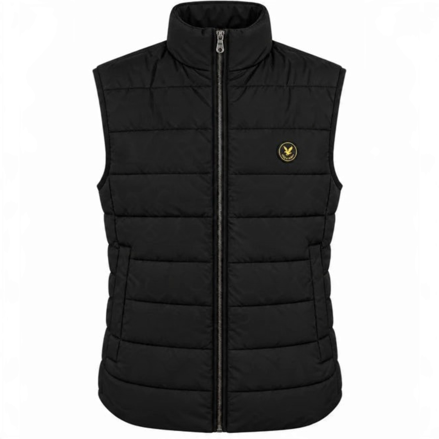 Lyle & Scott - Mens Tartan Lined Gilet - Jet Black - Jk2562V Z865 - Wildvine Clothing, Spalding, Lincolnshire