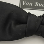 Van Buck - Mens - Black Slim / Narrow Bow Tie - Wildvine Clothing, Spalding, Lincolnshire