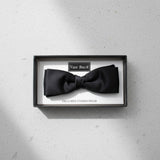 Van Buck - Mens - Black Slim / Narrow Bow Tie - Wildvine Clothing, Spalding, Lincolnshire